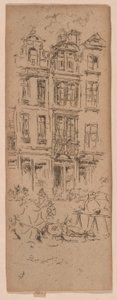 Mercato dei fiori, Bruxelles da James Abbott McNeill Whistler