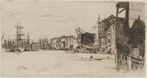 Molo del libero scambio da James Abbott McNeill Whistler