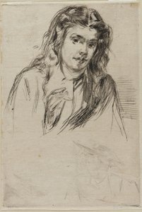 Testa piegata di Fumette da James Abbott McNeill Whistler