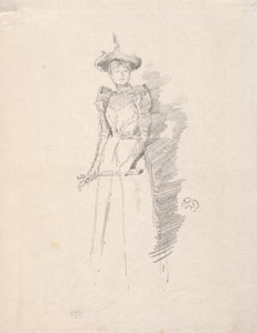 Guanti in pelle scamosciata da James McNeill Whistler