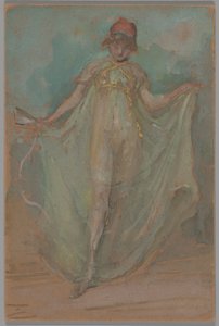 Verde e blu: La ballerina da James McNeill Whistler
