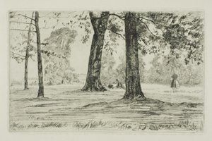 Parco di Greenwich da James Abbott McNeill Whistler