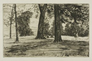 Parco di Greenwich da James Abbott McNeill Whistler