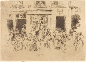 High Street, Bruxelles da James Abbott McNeill Whistler
