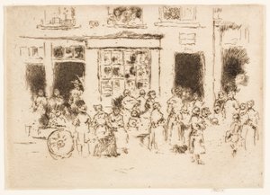 High Street, Bruxelles da James Abbott McNeill Whistler