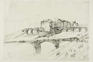 Isola della Cité, Parigi da James Abbott McNeill Whistler