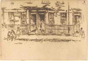 Passeggiata della giustizia - Chelsea da James Abbott McNeill Whistler