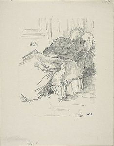La bella dama addormentata da James Abbott McNeill Whistler