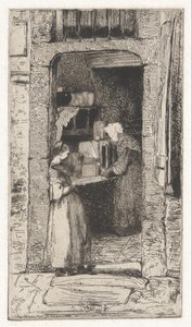 La venditrice di senape, dal set francese (Douze Eaux-Fortes d) da James Abbott McNeill Whistler