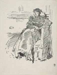 Il Vestito Rosso da James Abbott McNeill Whistler