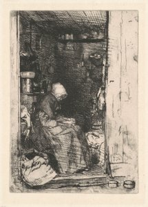 La Vecchia con gli Stracci da James Abbott McNeill Whistler