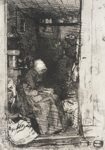 La vecchia in stracci da James McNeill Whistler