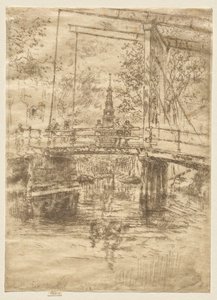 Piccolo ponte levatoio, Amsterdam da James McNeill Whistler