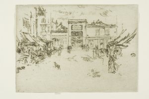 Piazza del Mercato, Tours da James McNeill Whistler