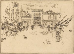 Piccola piazza del mercato, Tours da James McNeill Whistler