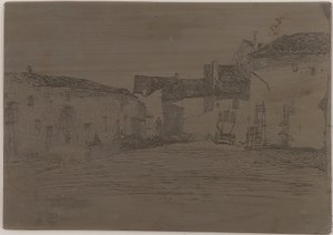 Liverdun. Uno dei <em>Twelve Etchings from Nature</em> da James Abbott McNeill Whistler