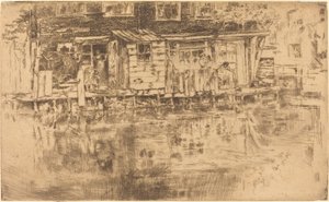 Casa lunga - Tintoria - Amsterdam da James Abbott McNeill Whistler