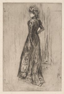 Maud, in piedi da James Abbott McNeill Whistler