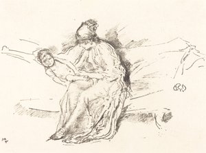 Madre e Figlio, No. 4 da James Abbott McNeill Whistler