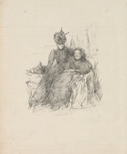 Madre e figlia [La Mère Malade] da James Abbott McNeill Whistler