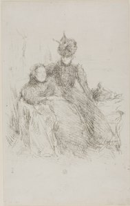 Madre e figlia [La Mère Malade] da James Abbott McNeill Whistler