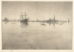 Notturno, dalla Prima Serie di Venezia (Venezia, Una Serie di Dodici Incisioni)