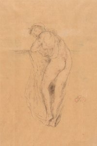 Modello Nudo, Vista da Dietro da James Abbott McNeill Whistler