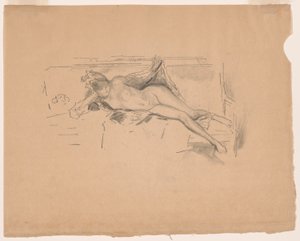 Modello Nudo, Disteso da James Abbott McNeill Whistler