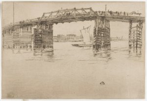 Vecchio ponte di Battersea da James Abbott McNeill Whistler