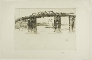 Vecchio ponte di Battersea da James Abbott McNeill Whistler