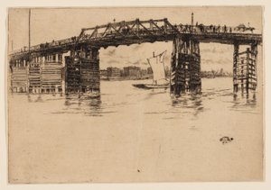 Vecchio ponte di Battersea da James Abbott McNeill Whistler