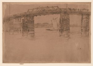 Vecchio ponte di Battersea da James Abbott McNeill Whistler