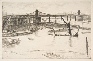 Vecchio ponte Hungerford da James McNeill Whistler