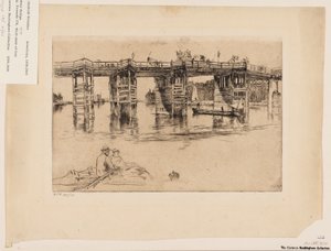 Vecchio Ponte di Putney da James Abbott McNeill Whistler