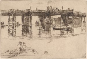 Il vecchio ponte di Putney da James McNeill Whistler