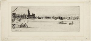 Il vecchio ponte di Westminster da James McNeill Whistler