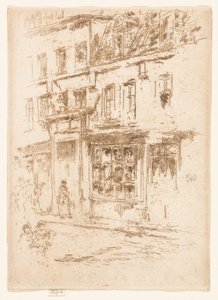 Petite Rue au Beurre, Bruxelles da James Abbott McNeill Whistler