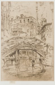 Ponte del Piovan da James Abbott McNeill Whistler