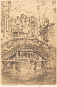 Ponte del Piovan da James Abbott McNeill Whistler