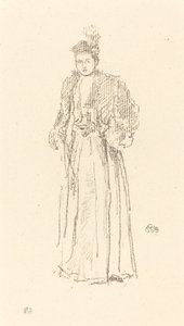 Studio di ritratto: Miss Charlotte R. Williams da James Abbott McNeill Whistler
