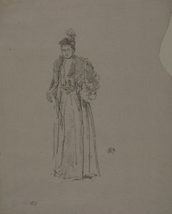 Studio di ritratto: Miss Charlotte R. Williams da James Abbott McNeill Whistler