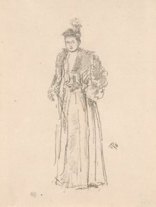 Studio di ritratto: Miss Charlotte R. Williams da James Abbott McNeill Whistler