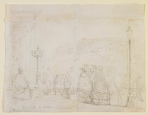 Passeggiata a Baden da James Abbott McNeill Whistler