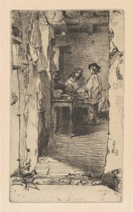 Raccoglitori di stracci, Quartiere Mouffetard, Parigi da James Abbott McNeill Whistler
