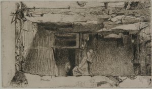 Raccoglitori di Stracci, Quartiere Mouffetard, Parigi da James Abbott McNeill Whistler