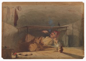 Il locandiere di Sam Weller nella Fleet da James Abbott McNeill Whistler