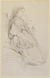 Donna seduta, che fuma da James Abbott McNeill Whistler