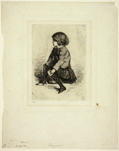 Seymour Haden Jr, seduto da James Abbott McNeill Whistler