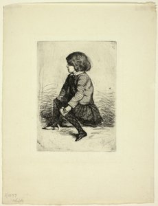 Seymour Haden, Jr, seduto da James Abbott McNeill Whistler
