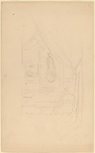 Schizzo del Ritratto della Signora Godwin esposto alla Società degli Artisti Britannici da James Abbott McNeill Whistler